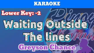 Download Waiting Outside The Lines by Greyson Chance (Karaoke : Lower Key : -2) MP3