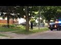 Watch police investigate deadly shooting in Flint