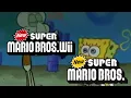 NSMBW vs NSMB Overworld Theme - Squidward Wrong Notes