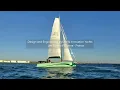 Download Lagu La Bella Verde LBV35, elektrische catamaran aangedreven door zonne- en windenergie, volledig recyclebare romp