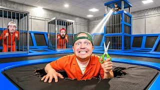 7 Days Escaping Trampoline Park Prison!