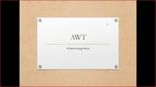 How To Create and Use AWT Components in Java