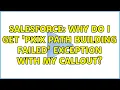 Salesforce Why do I get PKIX path building failed exception with my callout