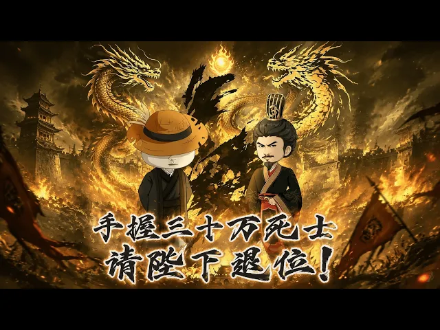 With three hundred thousand loyal warriors at his command, he pleads with Your Majesty to abdicate