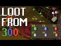 Loot from 300 God Birds Eggs OSRS
