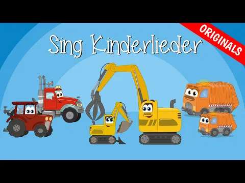 Download MP3 Fahrzeuglieder-Mix: Traktor, Bagger, LKW, Müllauto | Emmalu | Sing Kinderlieder