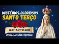 Download Lagu SANTO TERÇO MARIANO 🌹 MISTÉRIOS GLORIOSOS 🙏 QUARTA, 27/09/2023 🙌
