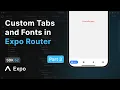 How to Customize Tab Bar Icons and Fonts in React Native
