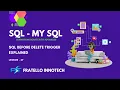 SQL BEFORE DELETE Trigger Explained