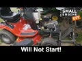 Why the Craftsman YT3000 will not start