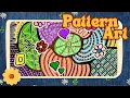 Abstract Pattern Illustration Intuitive Flow Satisfying Doodle Details no talking