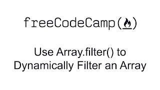 Use Array filter to Dynamically Filter an Array - React