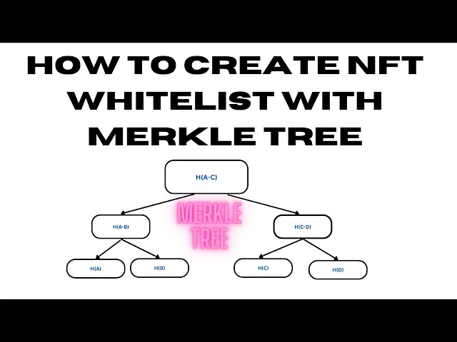 What is Merkle Tree and how to create NFT Whitelist verification smart contract with it