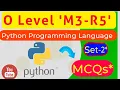 datatype and variables MCQs in python MCQs