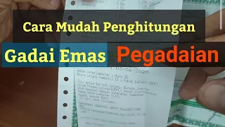 cara menghitung biaya tebus gadai emas di pegadaian
