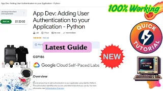 App Dev Adding User Authentication to your Application - Python GSP186