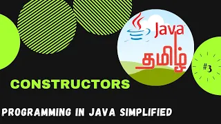 Constructors in Java explained in Tamil Default and Parameterized Constructor