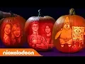 Halloween Pumpkin Carving w SpongeBob Henry Danger iCarly More Nick