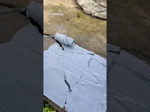 Uncle’s Magic Road Repair Paint Made Cracks Disappear! 😱🛣️