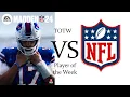 NFL Players of the Week vs Madden 24 TOTW Week 7