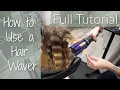 How To Use a HAIR WAVER 3 Barrel Curling Iron