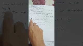 Equivalence class problem math discreet mathematics math 257