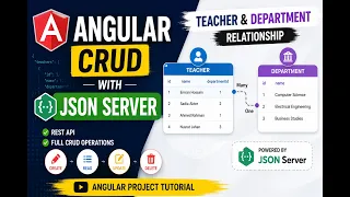 Angular CRUD with JSON Server Teacher Department Relationship Project Emran Code Box