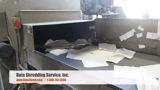 Off site Shredding Process of paper records