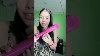Esta plancha me deja el cabello sudor lindo