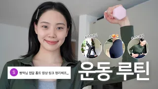 댕초보의 홈트 루틴 소개 .mov (전문가 선생님들 훈수 환영)