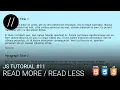 JS Tutorial Read More Read Less DATE