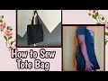 Download Lagu How to Make Simple Tote Bag-DIY Easy Sew to Sell