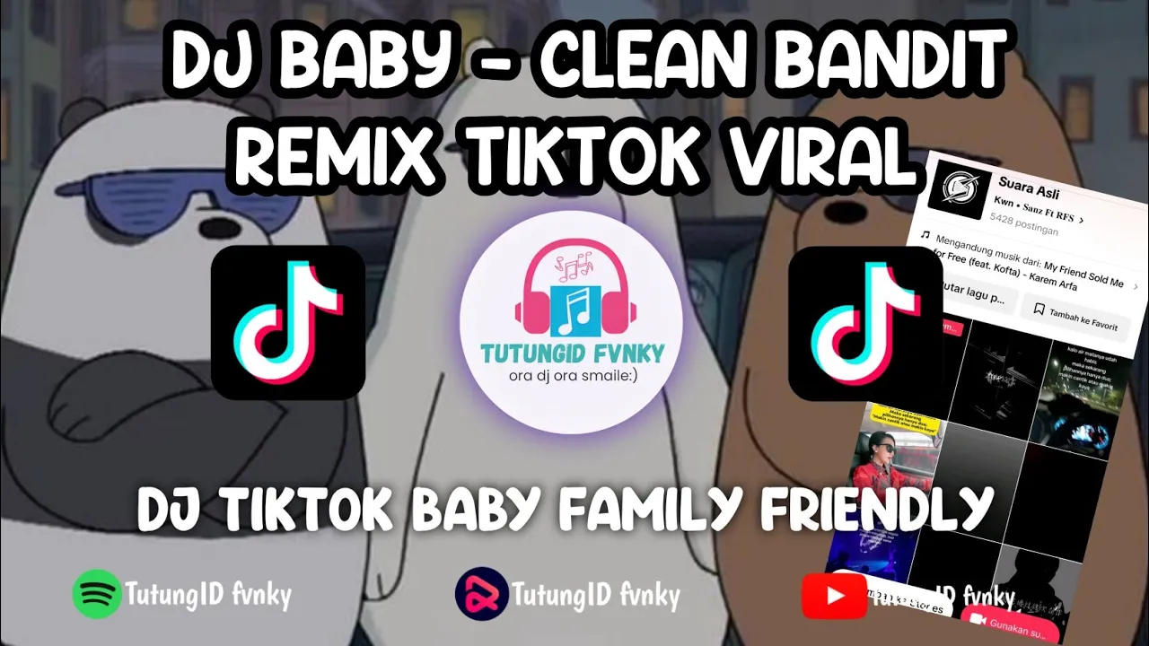 DJ BABY - CLEAN BANDIT FAMILY FRIENDLY SOUND Kwn • sanz ft RFS - TIKTOK VIRAL 2024