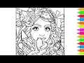 Coloring Lollipop Pink and Blue Summer Air People Coloring Pages