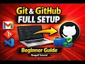 Git GitHub Complete Beginner Guide Gmail Git VS Code Setup Push Code Bengali Tutorial