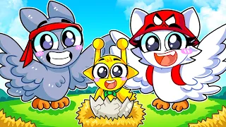 NOS CONVERTIMOS EN UNA FAMILIA DE PAJAROS EN ROBLOX!