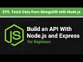 How to Fetch Data from MongoDB with Node js EP 6 Build an API with Node js and
