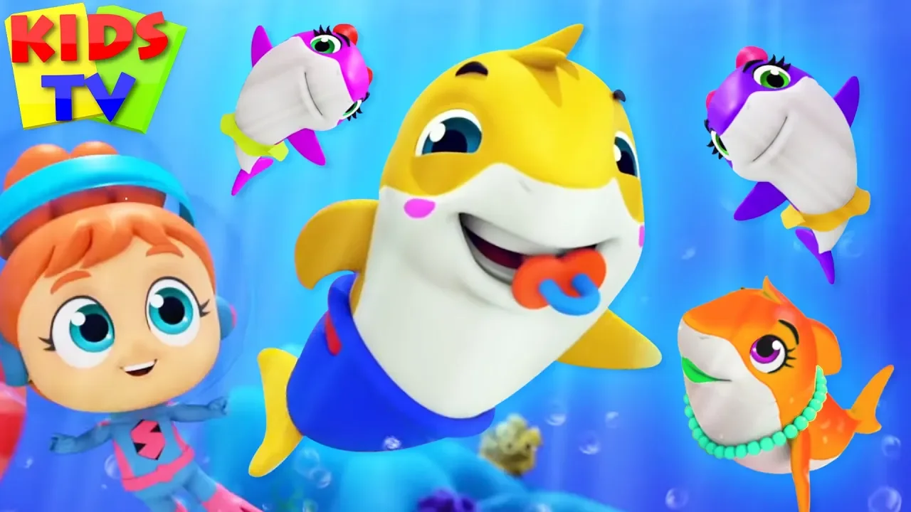 The Baby Shark Song | Nursery Rhyme for kid | Daddy Shark | Kids Apps | Baby Shark Remix