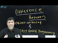 Difference Between Object Oriented and Object Based Programming in Java Hindi