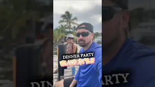 Dinner Party with @motherloadsailing   #caribbean #sailboat #salingbyefelicia