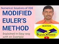 Modified Euler s Method VATAMBEDUSRAVANKUMAR