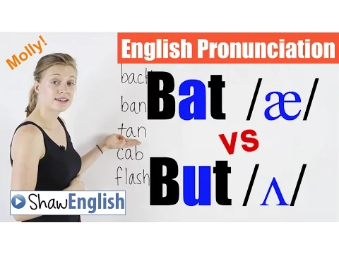 Download MP3 English Pronunciation: Bat /æ/ vs  But /Ʌ/