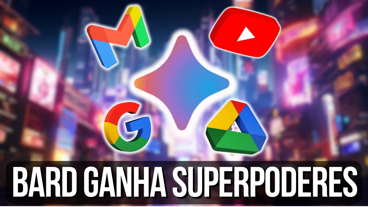 ????ATUALIZAÇÃO INSANA! BARD GANHA EXTENSÕES DO UNIVERSO GOOGLE! #bard