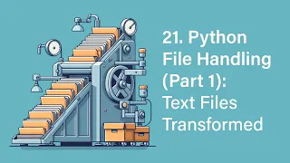 21 Python File Handling Part 1 Text Files Transformed