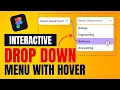 How to Create Interactive Drop Down Menu In Figma Figma Tutorial