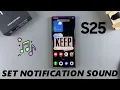 Download Lagu How To Change Notification Sound On Samsung Galaxy S25 / S25 Ultra