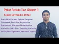 Python Revision Tour Class 12 Computer Science with Python 3