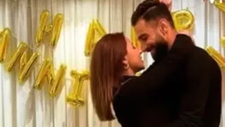 صور لاعب الاهلي عمرو السولية وزوجته القمر 