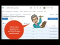 Creating a quiz importing questions from a pool and creating special access in D2L