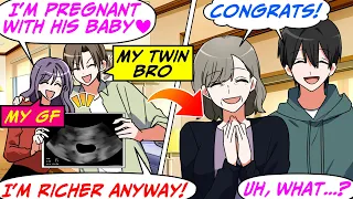 My Rich Twin Bro Stole My Fiancee Got Her Pregnant So Mom I RomCom Manga Dub